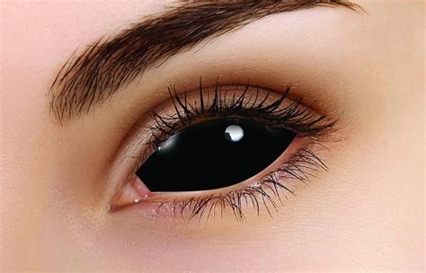 Black Contact Lens .